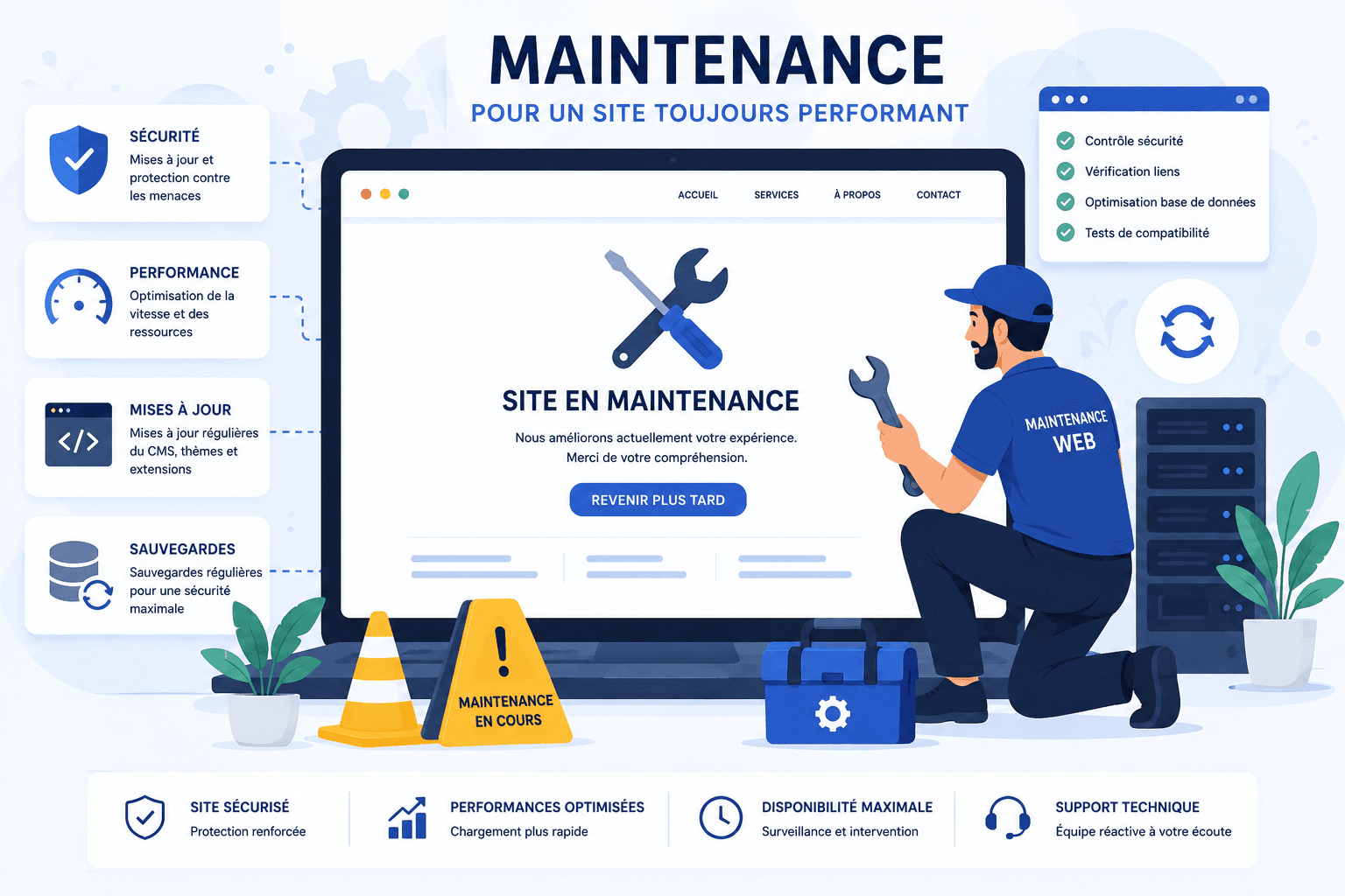 Maintenance de site